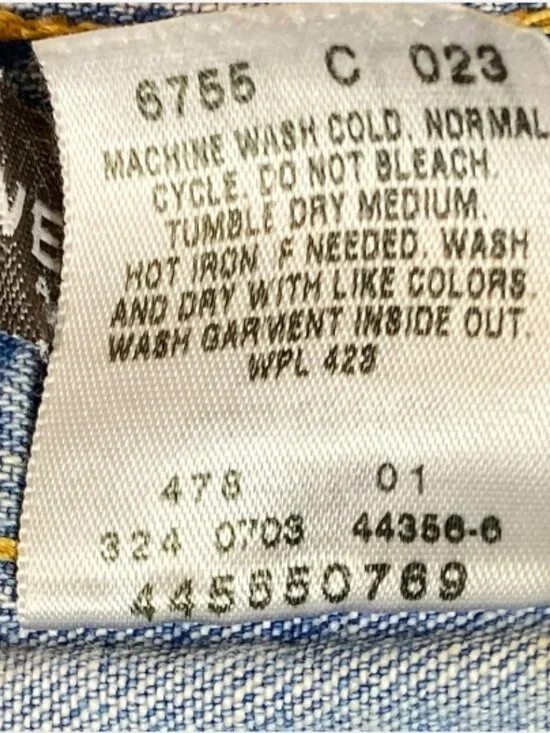 VTG Levi's SilverTab Relaxed Fit Jeans Light-Wash Blue Sz 30x32 #160K - Picture 10 of 10